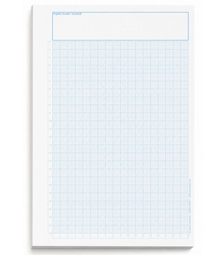 Millimeterpapier block - block, a4