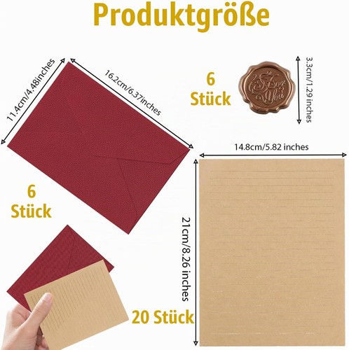 Briefpapier vintage set - vintage, 32