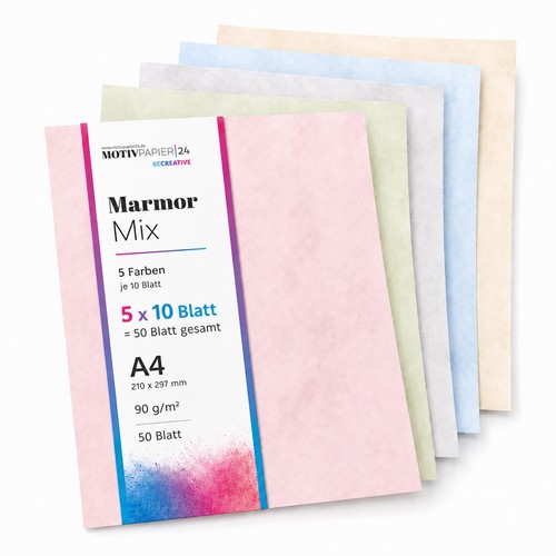 Blatt bastelpapier a4 - 50,