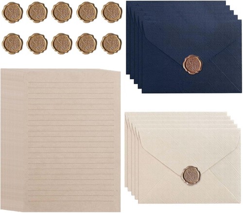 Vintage briefpapier set - briefpapier,