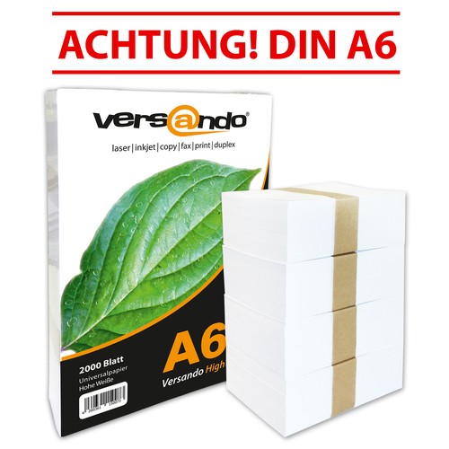 2000 papier din - 2000, a6