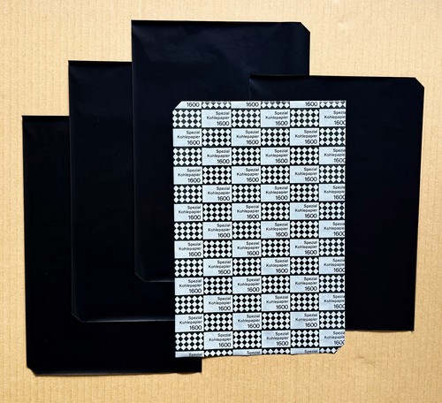 Blatt kohlepapier schwarz - 5,