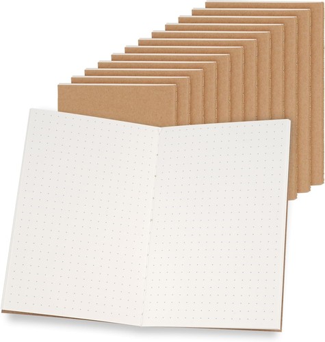 Notizbuch gepunktet 5mm 12 - gepunktet,