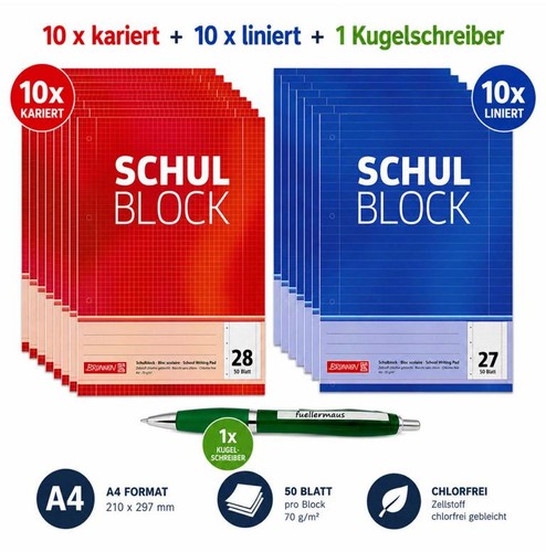 Sparpack brunnen schulblock - sparpack,