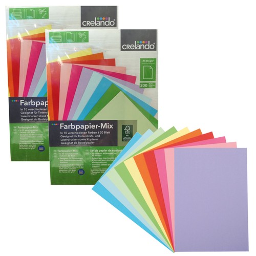 Crelando farbpapier mix - farbpapier-mix, 2