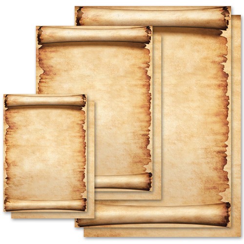 Motiv briefpapier pergament - motiv-briefpapier,